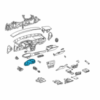 OEM 2002 Chevrolet Malibu Cluster Asm-Instrument Diagram - 9377951