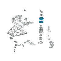 OEM BMW M3 Guide Support Diagram - 31-30-2-283-650