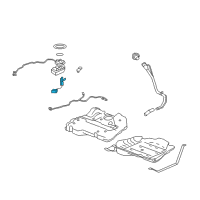 OEM Pontiac G6 Fuel Gauge Sending Unit Diagram - 19180190