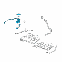 OEM 2010 Chevrolet Malibu MODULE KIT, F/TNK F/PMP (W/O FUEL LVL SEN) Diagram - 19418082