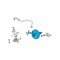 OEM 2004 Toyota Highlander Booster Assembly Diagram - 44610-48271