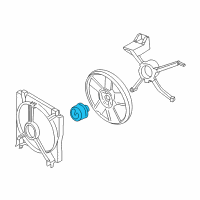 OEM Cadillac Cimarron Fan Motor Diagram - 22134671