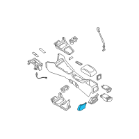 OEM 2006 Nissan Sentra Finisher-Console Diagram - 96931-5M002