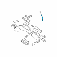 OEM Nissan Sentra Lever Assy-Control Diagram - 34110-5M400