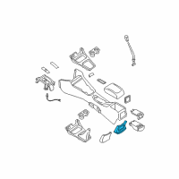 OEM 2006 Nissan Sentra Finisher-Console Diagram - 96931-5M012