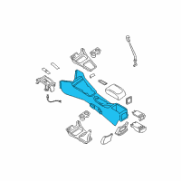 OEM 2006 Nissan Sentra Console Box-Floor Diagram - 96910-5M002