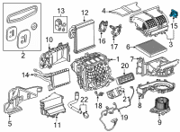 OEM Buick Envision Actuator Diagram - 13536752