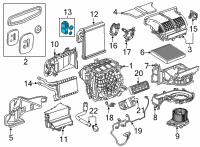 OEM 2021 Buick Envision Expansion Valve Diagram - 84806899