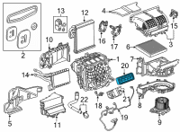 OEM Buick Dash Control Unit Diagram - 84958546