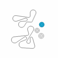 OEM Chrysler 200 Pulley-Idler Diagram - 4891797AB