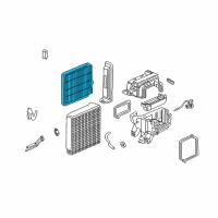 OEM 2003 Honda Odyssey Filter Assembly Diagram - 80290-S0X-A02