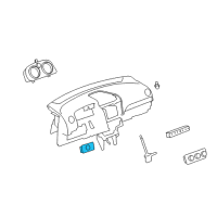 OEM 2008 Saturn Vue Headlamp Switch Diagram - 25873729