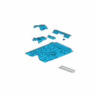 OEM Chevrolet Colorado Panel Asm, Floor Diagram - 88980564