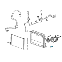 OEM 2020 Cadillac CT5 Bracket Bolt Diagram - 11588728
