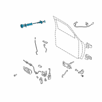 OEM 2005 Ford Ranger Lock Cylinder Diagram - 7L5Z-1021990-A