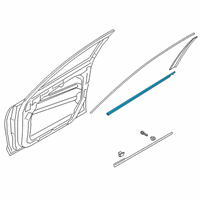 OEM Kia K900 W/STRIP Assembly-Fr Dr B Diagram - 82220J6000