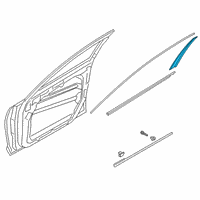 OEM 2020 Kia K900 GARNISH Assembly-Dr FRAM Diagram - 82250J6000
