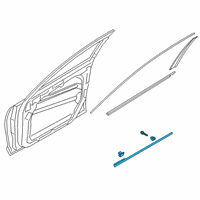 OEM 2020 Kia K900 MOULDING Assembly-W/LINE Diagram - 87712J6000
