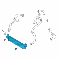 OEM Ford Fusion Intercooler Diagram - G3GZ-6K775-A