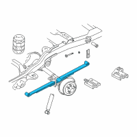 OEM 1998 Chevrolet Blazer Rear Spring Diagram - 15758988