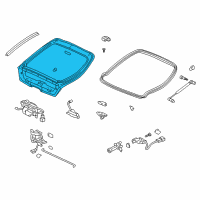 OEM 2005 Honda Insight Tailgate (DOT) Diagram - 68100-S3Y-A90ZZ