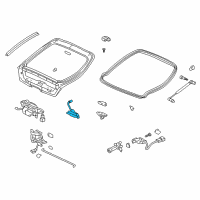 OEM 2001 Honda Insight Switch Assy., Tailgate Opener Diagram - 74810-S3Y-003