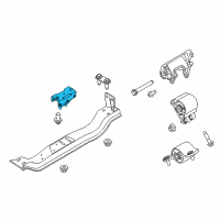 OEM 2021 Ford F-350 Super Duty Transmission Mount Diagram - HC3Z-6068-C