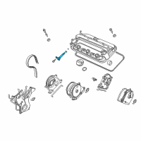 OEM Acura Valve Assembly, Pcv Diagram - 17130-RYE-A01