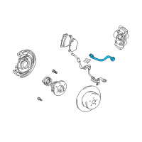 OEM 2001 Toyota Celica Brake Hose Diagram - 90947-02A37