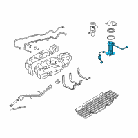 OEM Lincoln Fuel Pump Diagram - 7L1Z-9H307-FA