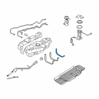 OEM 2009 Ford Expedition Support Strap Diagram - 6L1Z-9054-BA