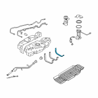 OEM 2010 Ford Expedition Support Strap Diagram - 6L1Z-9054-BA