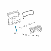 OEM 2014 Toyota FJ Cruiser Support Strut Diagram - 68930-35012