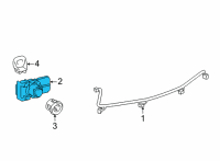 OEM 2013 Lexus GS450h Sensor, Ultrasonic Diagram - 89341-76010-B3