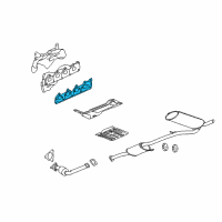 OEM 2009 Saturn Vue Valve Grind Gasket Kit Diagram - 12625772