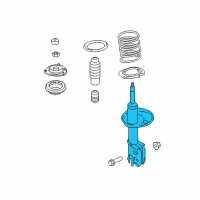 OEM 2015 Kia Optima Front Strut Assembly Kit, Right Diagram - 546614C320