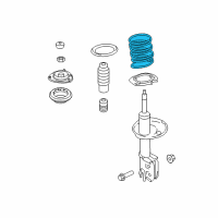 OEM 2014 Kia Optima Front Spring Diagram - 546304C134