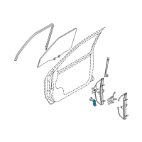 OEM 1996 Nissan 200SX Handle Assy-Door Window Regulator Diagram - 80760-0M000