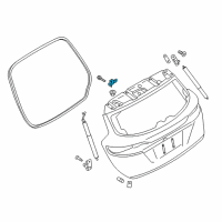 OEM Lincoln MKC Hinge Diagram - GJ7Z-7842900-A