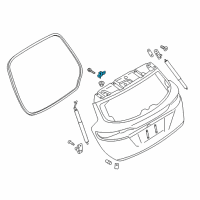 OEM 2018 Lincoln MKC Hinge Diagram - GJ7Z-7842900-A