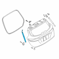 OEM 2018 Lincoln MKC Actuator Assembly Diagram - EJ7Z-14B351-A