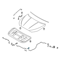 OEM 2019 Hyundai Veloster N Screw Diagram - 86594-A5000