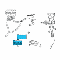 OEM 2012 Dodge Caliber Cover-Cylinder Head Diagram - 4884760AF