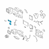 OEM Dodge Sprinter 2500 Seal-Heater Core Diagram - 68012677AA