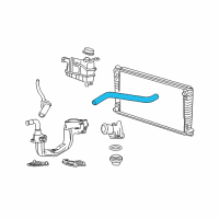 OEM 2005 Ford F-150 Upper Hose Diagram - 4L3Z-8260-DA