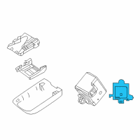 OEM 2020 Lexus LC500h Sensor, Blind Spot M Diagram - 88162-11012