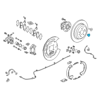 OEM 2015 Honda Pilot Cap, Maintenance Hole Diagram - 42511-SP0-000