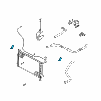 OEM 2003 Kia Sedona Bracket Assembly-Radiator Up Diagram - 0K52Y15330B