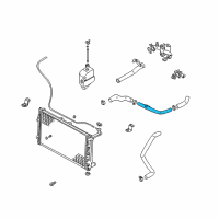 OEM 2003 Kia Sedona Water Pipe-Up Diagram - 0K52Y15190D