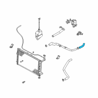 OEM 2004 Kia Sedona Hose-Water Out Diagram - 0K52Y15191C